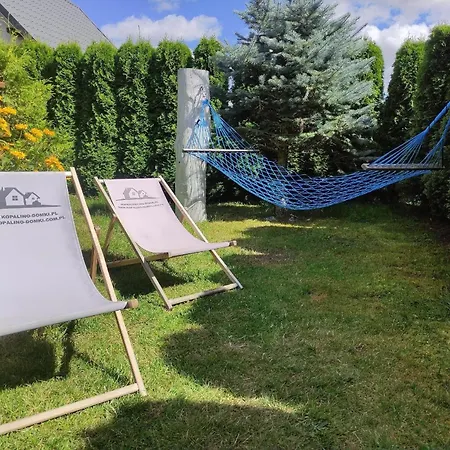 Дом отдыха Modernes In Biebrowo Mit Grill, Garten Und Terrasse *